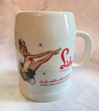 Vintage Lido Paris Limoges France Porcelain Pin Up Cabaret Souvenir Mug picture