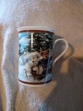 Danbury Mint Vintage Boyds Bear Collector Mugs 