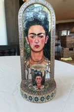 Handcrafted Frida Kahlo Altar & Votive Candle Holder picture