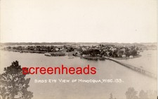 C1930s-40s Minocqua Wisconsin RPPC PHOTO 