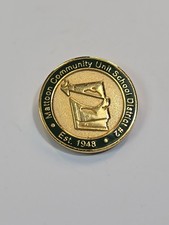 Mattoon Community Unit School District 2 Lapel Pin Coles County Illinois picture