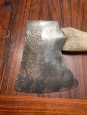 Vintage unmarked True Temper Jersey style axe head with 6 ribs in eye, picture