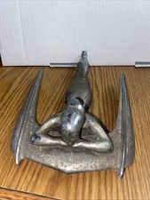 Vintage 1950's Nash Flying Lady Goddess Hood Ornament Nash George Petty picture