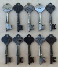 RARE 1930s French Lick Springs Hotel LOT OF 10 Antique Room Keys RUSSWIN Indiana picture