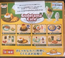 Re-Ment Gudetama Cafe full complete NEW set BOX of 8 - Sanrio picture