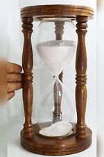60 Minutes Wooden Sand Timer Hourglass , Collectible sand Timer home decorative picture