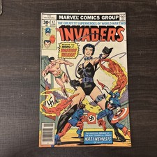 Invaders #17 (June 1977) Marvel Comics 1st App Of Warrior Woman and Hitler App picture