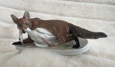 RARE FOX & GOOSE ROSENTHAL GERMANY PORCELAIN FIGURINE 6 inch.  picture