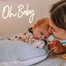OH Baby LED Neon Sign Light for Bedrooms Party Wall Decor  23.5x11.8 inch picture