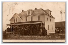 RPPC quack medicine history Dr. Till, historic house, Alma, WI & windmill. picture