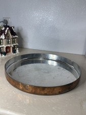 Vintage Williams Sonoma FR Mauviel Copper Baking Pan Tarte Tatin Tray Tin Lining picture