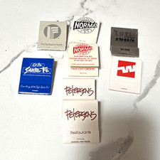 Lot of 7 Vintage Advertising Matchbooks Radisson Cafe Santa Fe Norm's Cafe picture