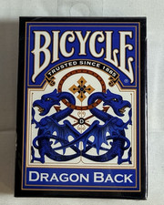 Bicycle Blue Dragon Back Playing Cards - NEW Sealed picture