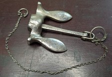 Vintage 1948 Shanghai China Souvenir anchor With Keychain, Beautiful Engravings picture