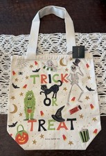 Rifle Paper Co. Trick Or Treat Canvas Halloween Tote Bag - New With Tags picture