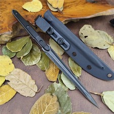 Outdoor Tactical Fixed Blade Knife With Kydex Sheath, 440C Stainless Steel Ae... picture