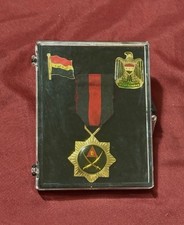 IRAQ- VINTAGE IRAQI THE MEDAL FOR BRAVERY 1980’s, GERMAN MADE picture