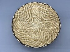 VTG Tohono O'odham Papago Arizona 8” Hand Woven Basket by Nancy Lopez 1940-2022 picture