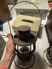 Antique Dietz B & M Railroad Kerosene Lantern Boston and Maine Marked Globe picture
