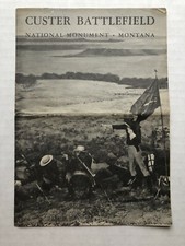 1959 Custer Battlefield National Monument Montana Park Travel Brochure picture