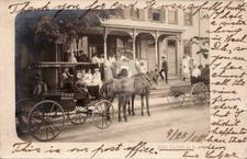 1906 Post Office Sea Cliff Long Island NY New York Horse RPPC Postcard COPY picture