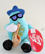 2006 RARE Mr. Jelly Belly Bean Plush Jazz Band Series with Sax and hat NWT picture