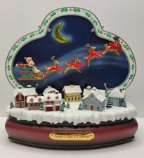 1990 Enesco Santa's Coming to Town Animated - Small World Music - 566012 picture