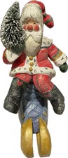 Vintage 1999 House Of Hatter Denise Calla Santa Claus Riding On A Skate picture