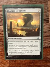 1 x MTG Magic The Gathering Amonkhet Rhonas's Monument uncommon exc condition  picture