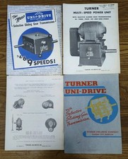 Turner Uni-Drive Co.  Brochure Lot Catalog Advertising Kansas City, Missouri Vtg picture