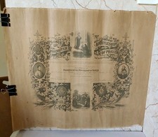 Vintage Diploma Of Promoter Of The Apostleship Of Prayer 1946  picture