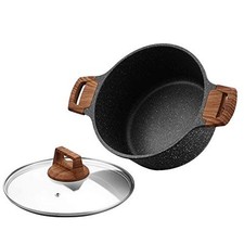 Soup Pot with Lid 5 Quart Nonstick Induction Stock Pot Stone 5 Quart with Lid picture