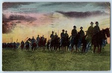 1910 A Midnight March US Army Gettysburg Pennsylvania PA Antique Postcard picture