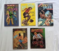 Spicy Tales Collection 1989 1st Print Bruce Timm Pulp Comics Lot of 5 picture