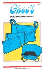 1980's Ghee's Portfolio Handbag Pattern 801 UNCUT picture