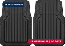 Heavy Duty Rubber Floor Mats for Car, Waterproof Deep Dish Car Mats Two Front, U picture