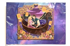 NWT Tangled Flynn Rapunzel Boat Lanterns Romantic Scene Massive Fantasy Pin picture