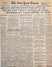 Vintage WW2 reaches France & EnglandNEW YORK TIMES News Article Estate Sale Find picture