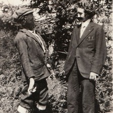 ID'd 1920 Valsetz, OR Mrs Joe Mortimer Costume Party Snapshot Photo Cross Dress picture