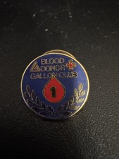Vintage Blood Donor 1 Gallon Club Pin picture