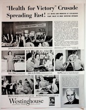 Westinghouse 1942 WWII Health for Victory Magazine Ad Nutrition picture