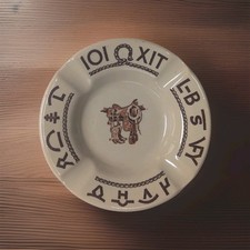 Vintage Westward Ho Wallace Ashtray China USA Boots & Saddle Western Yellowstone picture