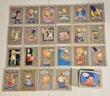1990 TOPPS THE SIMPSONS COMPLETE 88 CARD BASE SET + 22 STICKERS BARTMAN ROOKIE picture