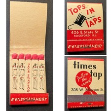 Feature Matchbook Tops in Taps Rockford IL  **Girlie** picture