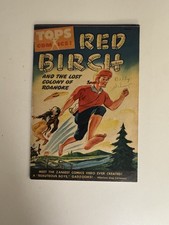 Vintage Red Birch & The Lost Colony Of Roanoke - Tops Comics 1944 picture