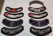 Harley Davidson HOG Harley Owners Group patches Lot 2003-2007 Head Road Captain  picture