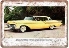 Vintage 1958 Mercury Low Ad Retro Look Metal Sign A5675 picture