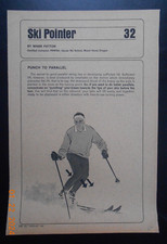1964 Mount Hood Oregon downhill skiing Ski pointer tip Greek Peak School NY AD picture