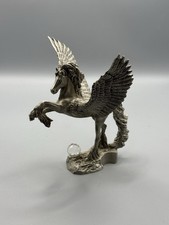 Vintage 1992 Masterworks Pegasus Winged Horse Figurine Crystal Ball 6” picture