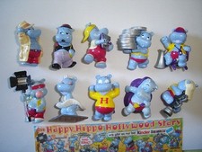 KINDER SURPRISE SET - HAPPY HIPPOS HOLLYWOOD STARS 1997 - FIGURES COLLECTIBLES picture